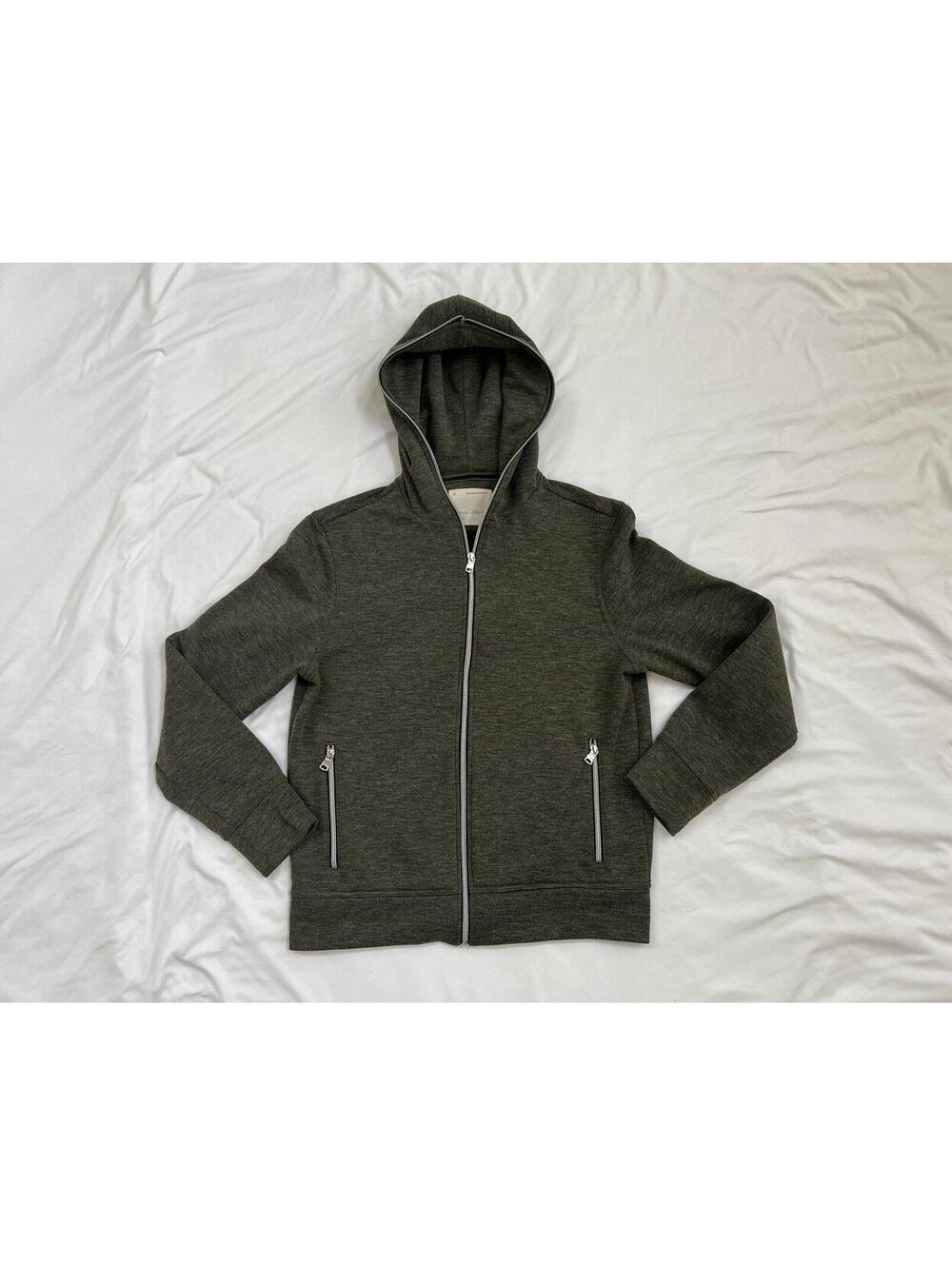 Banana Republic Heritage Collection men’s size M dark green zip up sweater